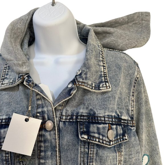 (H-217) Minnie Mouse Embellished Denim Jacket Size XL - Picture 4 of 13